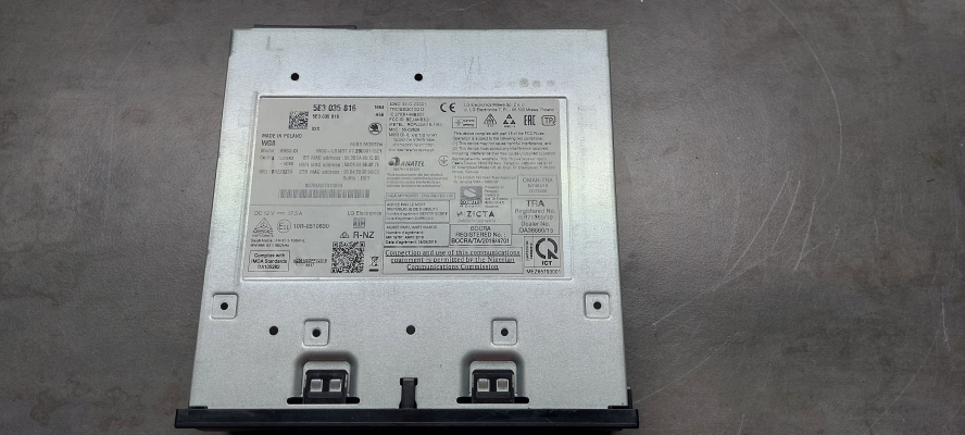 Riadiaca jednotka multimédií - 5E3 035 816